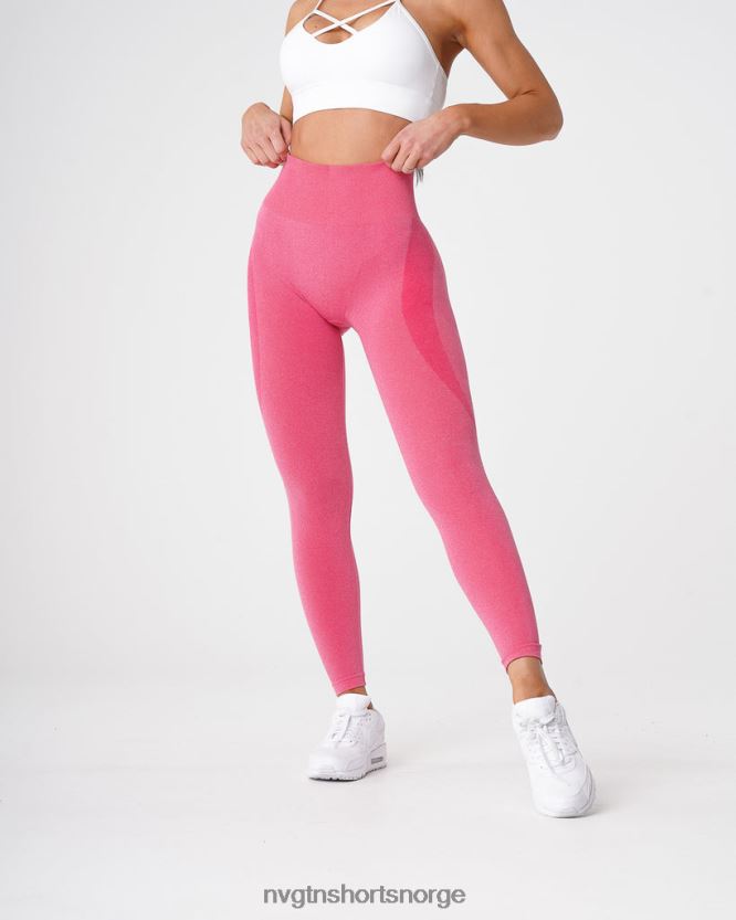 064HD6526 varm rosa Fitness NVGTN kvinner kontur sømløse leggings