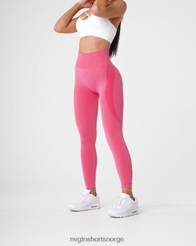064HD6526 varm rosa Fitness NVGTN kvinner kontur sømløse leggings