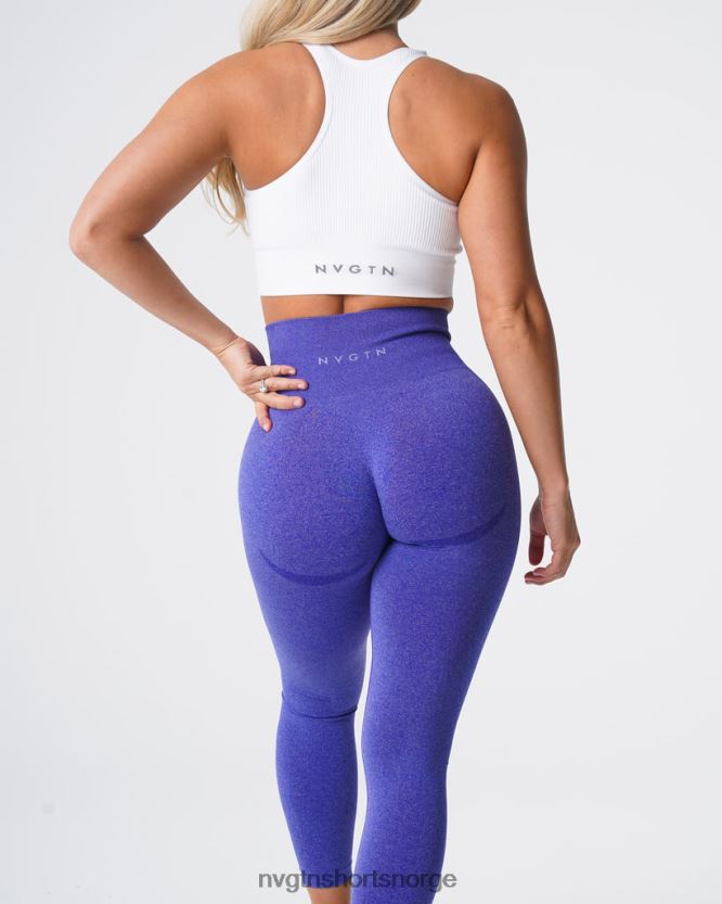 064HD6528 elektrisk blå Fitness NVGTN kvinner kontur sømløse leggings