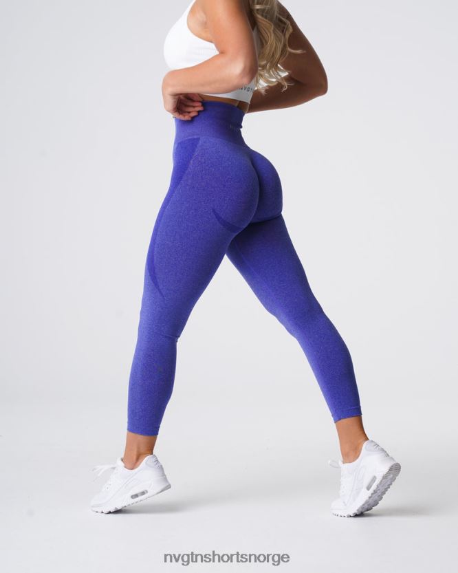 064HD6528 elektrisk blå Fitness NVGTN kvinner kontur sømløse leggings