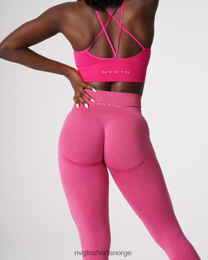 064HD6529 fuchsia Fitness NVGTN kvinner kontur sømløse leggings
