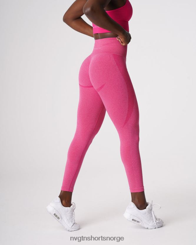 064HD6529 fuchsia Fitness NVGTN kvinner kontur sømløse leggings