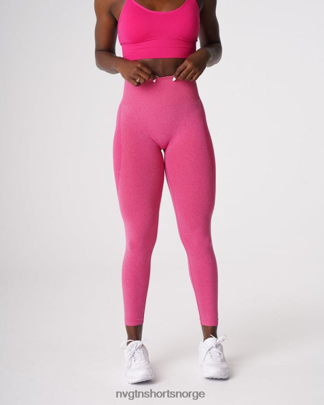 064HD6529 fuchsia Fitness NVGTN kvinner kontur sømløse leggings