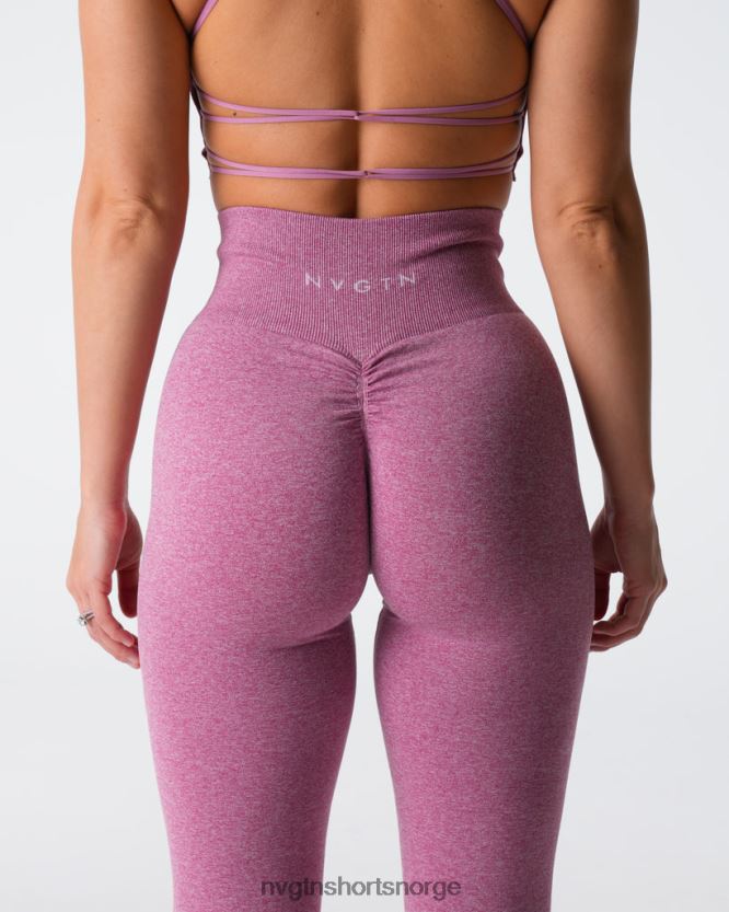 064HD6539 pastell rosa Fitness NVGTN kvinner crunch sømløse leggings