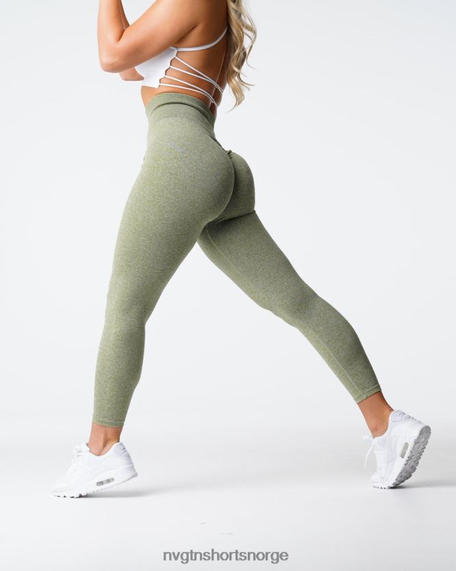 064HD6540 eng Fitness NVGTN kvinner crunch sømløse leggings