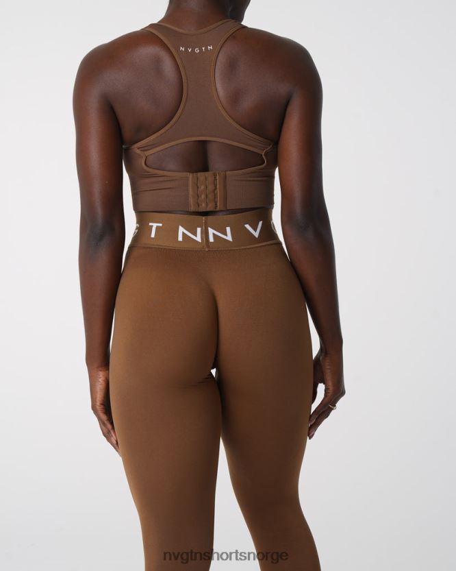 064HD6554 mokka Fitness NVGTN kvinner sport sømløse leggings