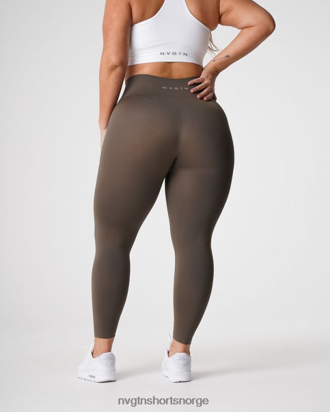 064HD6557 oliven Fitness NVGTN kvinner solide sømløse leggings