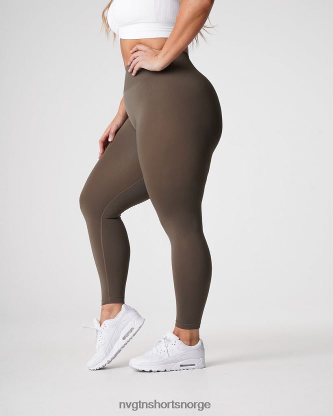 064HD6557 oliven Fitness NVGTN kvinner solide sømløse leggings