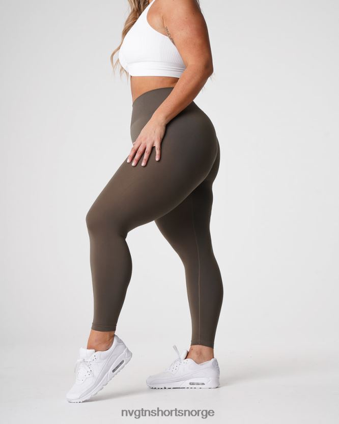 064HD6557 oliven Fitness NVGTN kvinner solide sømløse leggings