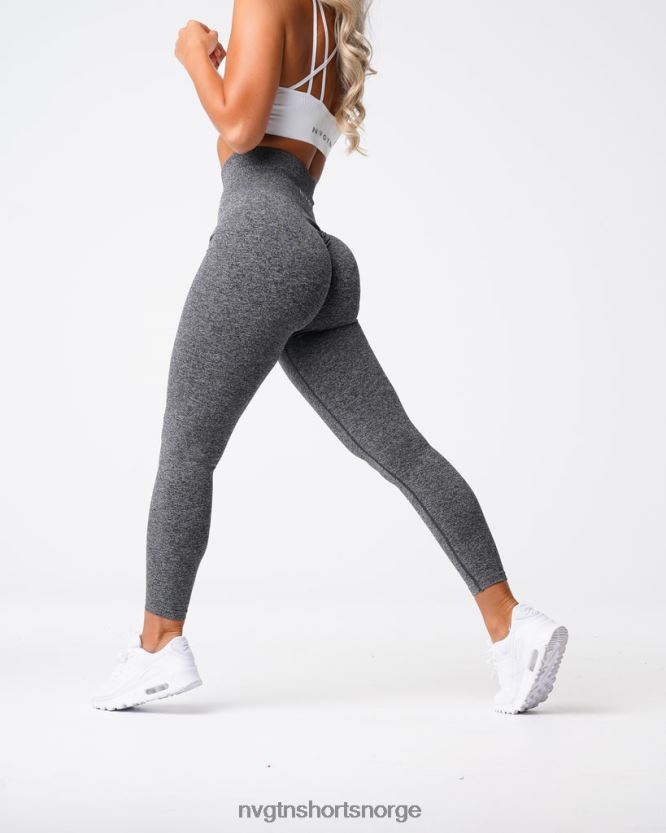 064HD6559 svartflekkete Fitness NVGTN kvinner crunch sømløse leggings