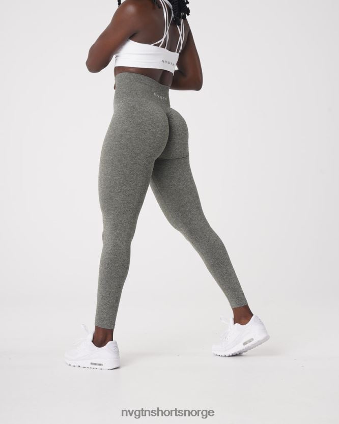 064HD6561 kakigrønn Fitness NVGTN kvinner crunch sømløse leggings