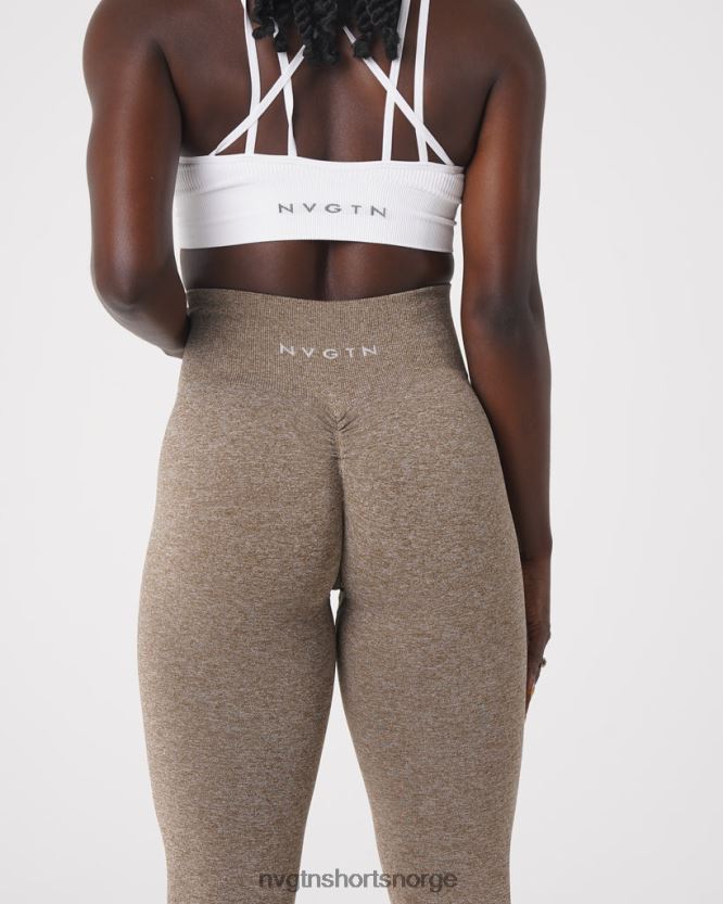 064HD6562 mokka Fitness NVGTN kvinner crunch sømløse leggings