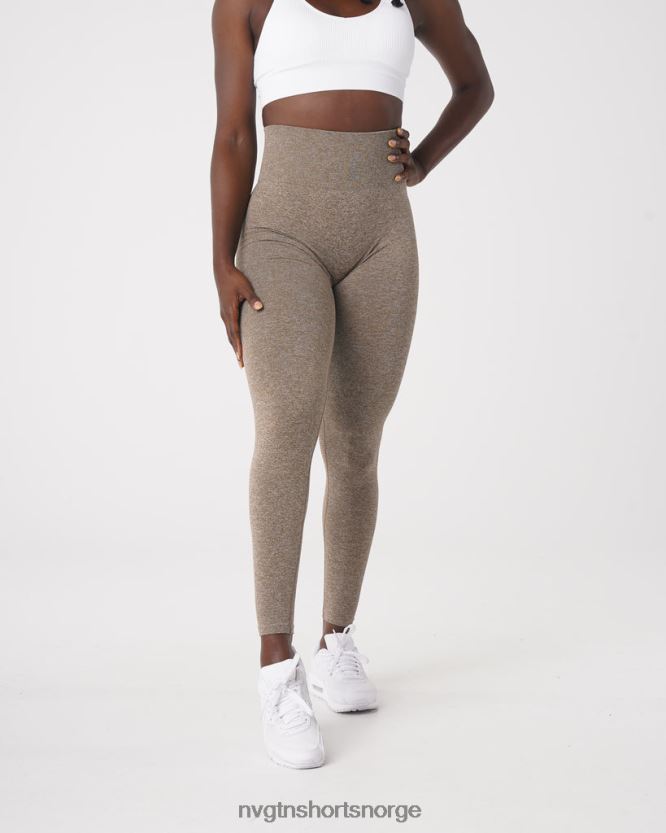 064HD6562 mokka Fitness NVGTN kvinner crunch sømløse leggings