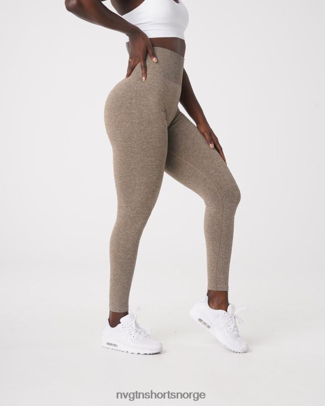 064HD6562 mokka Fitness NVGTN kvinner crunch sømløse leggings