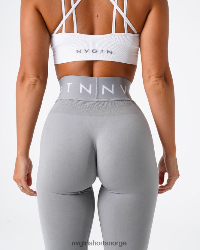 064HD6569 lysegrå Fitness NVGTN kvinner sport sømløse leggings