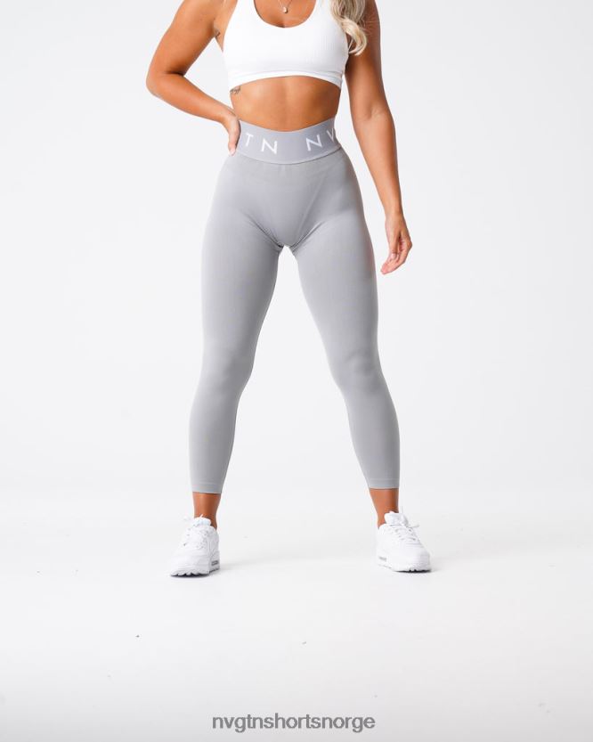 064HD6569 lysegrå Fitness NVGTN kvinner sport sømløse leggings