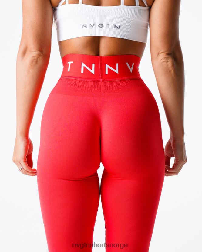 064HD6570 skarlagenrød Fitness NVGTN kvinner sport sømløse leggings