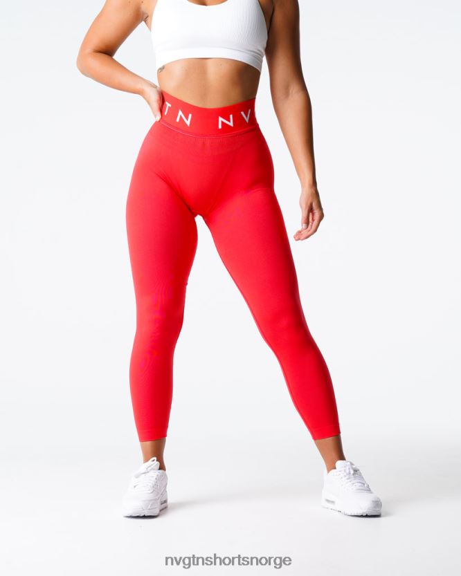 064HD6570 skarlagenrød Fitness NVGTN kvinner sport sømløse leggings