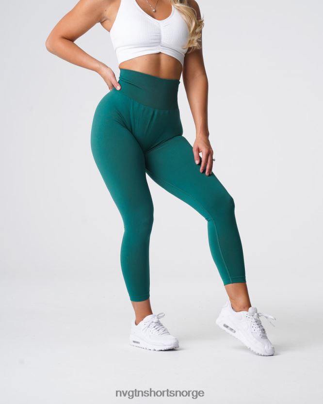 064HD6573 smaragd Fitness NVGTN kvinner solide sømløse leggings