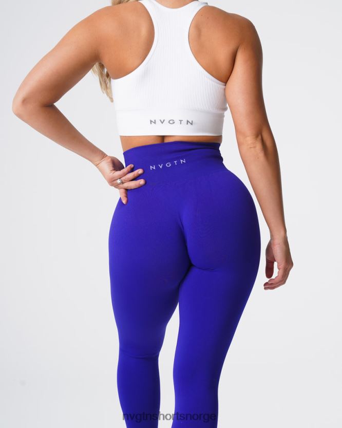 064HD6575 kobolt Fitness NVGTN kvinner solide sømløse leggings