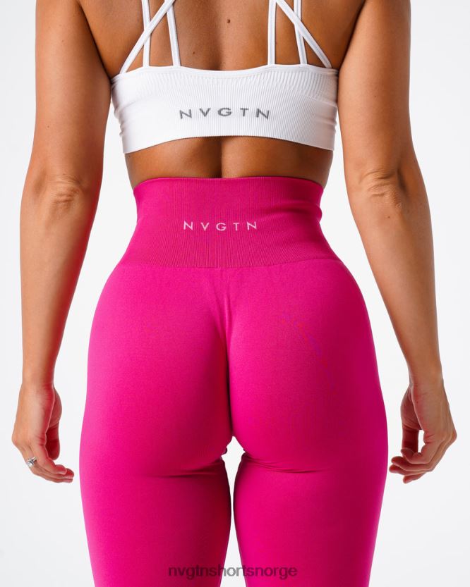 064HD6576 magenta Fitness NVGTN kvinner solide sømløse leggings