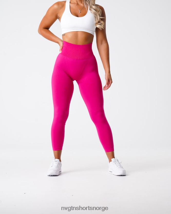 064HD6576 magenta Fitness NVGTN kvinner solide sømløse leggings
