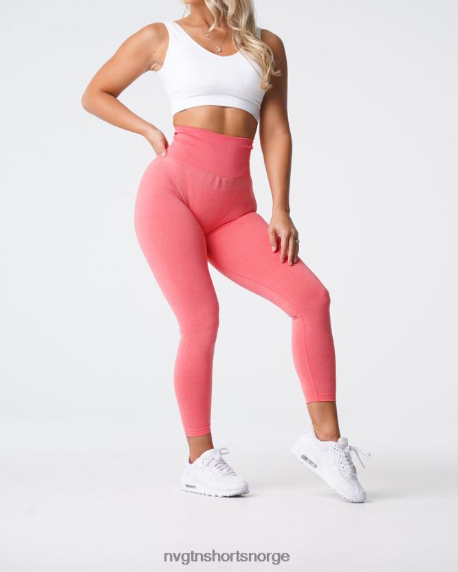 064HD6597 korall Fitness NVGTN kvinner nv sømløse leggings