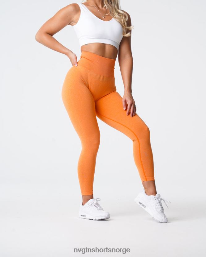 064HD6598 solnedgang oransje Fitness NVGTN kvinner nv sømløse leggings