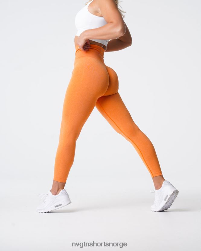 064HD6598 solnedgang oransje Fitness NVGTN kvinner nv sømløse leggings