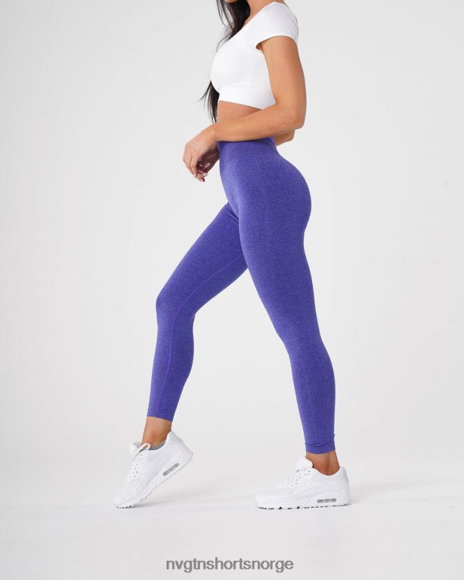 064HD6609 elektrisk blå Fitness NVGTN kvinner nv sømløse leggings