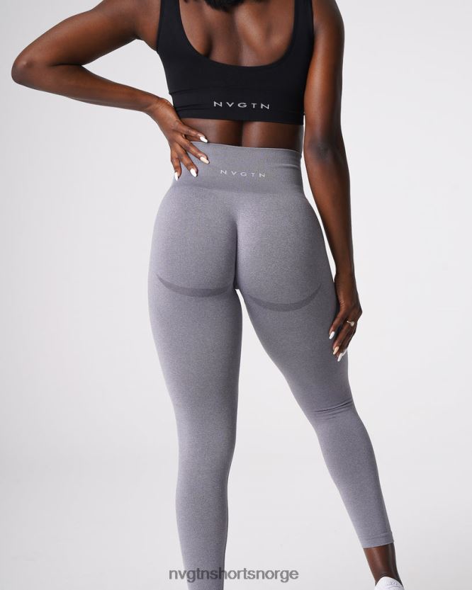 064HD6611 grå Fitness NVGTN kvinner kurvede sømløse leggings