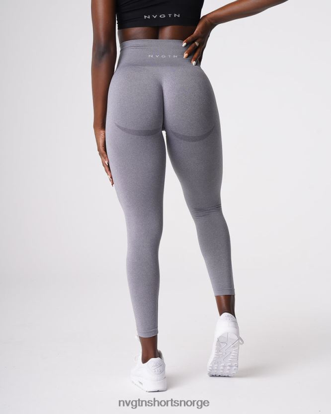064HD6611 grå Fitness NVGTN kvinner kurvede sømløse leggings