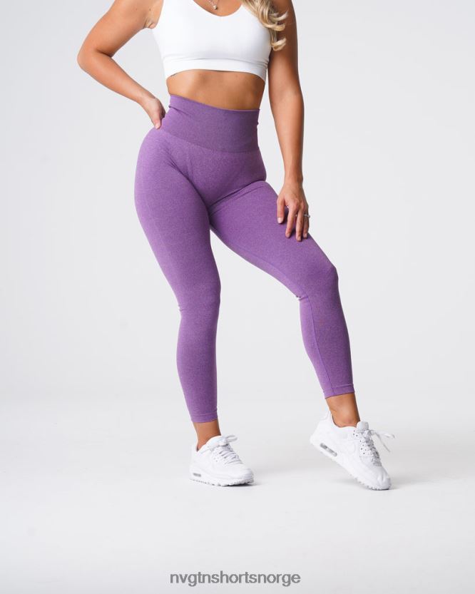 064HD6616 fiolett Fitness NVGTN kvinner kurvede sømløse leggings