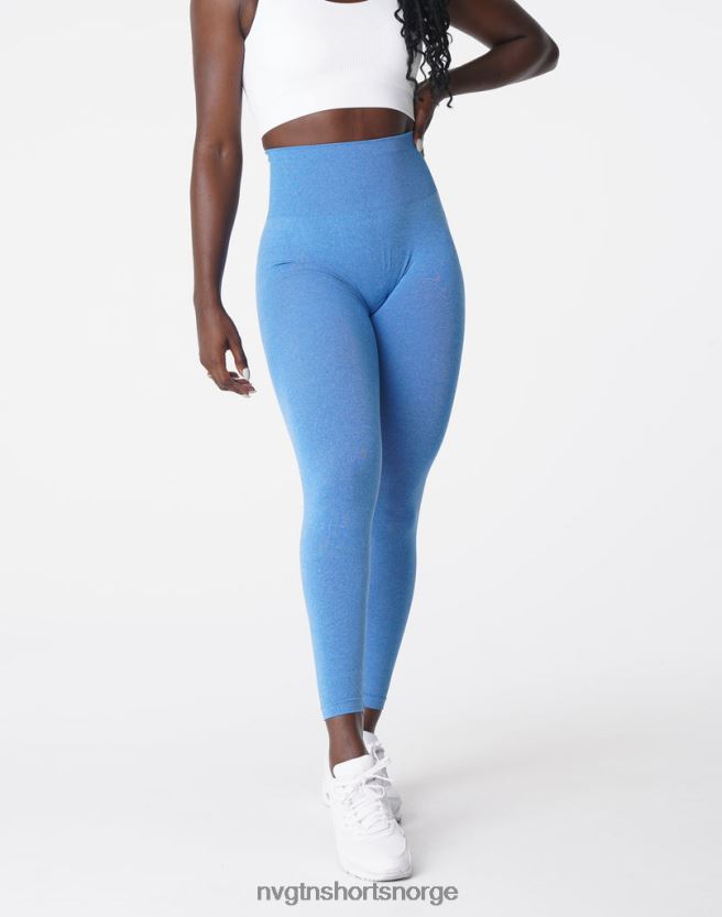 064HD6624 havblått Fitness NVGTN kvinner kurvede sømløse leggings
