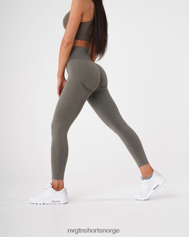 064HD6628 kakigrønn Fitness NVGTN kvinner kurvede sømløse leggings