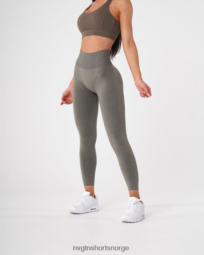 064HD6628 kakigrønn Fitness NVGTN kvinner kurvede sømløse leggings