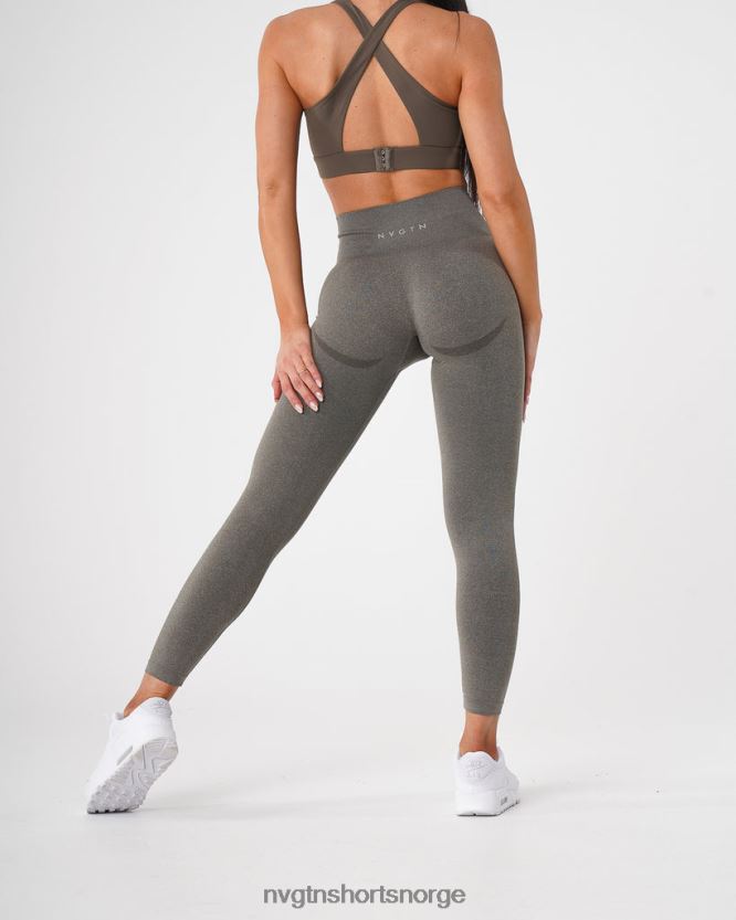 064HD6628 kakigrønn Fitness NVGTN kvinner kurvede sømløse leggings
