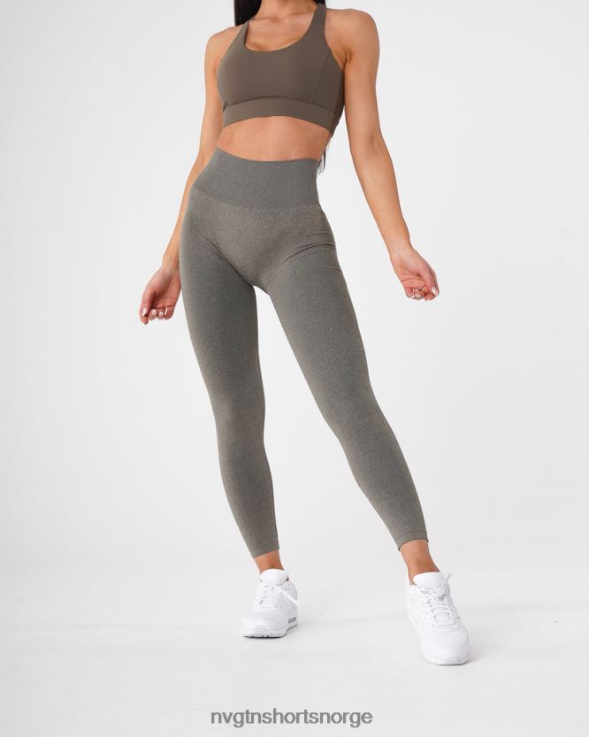 064HD6628 kakigrønn Fitness NVGTN kvinner kurvede sømløse leggings