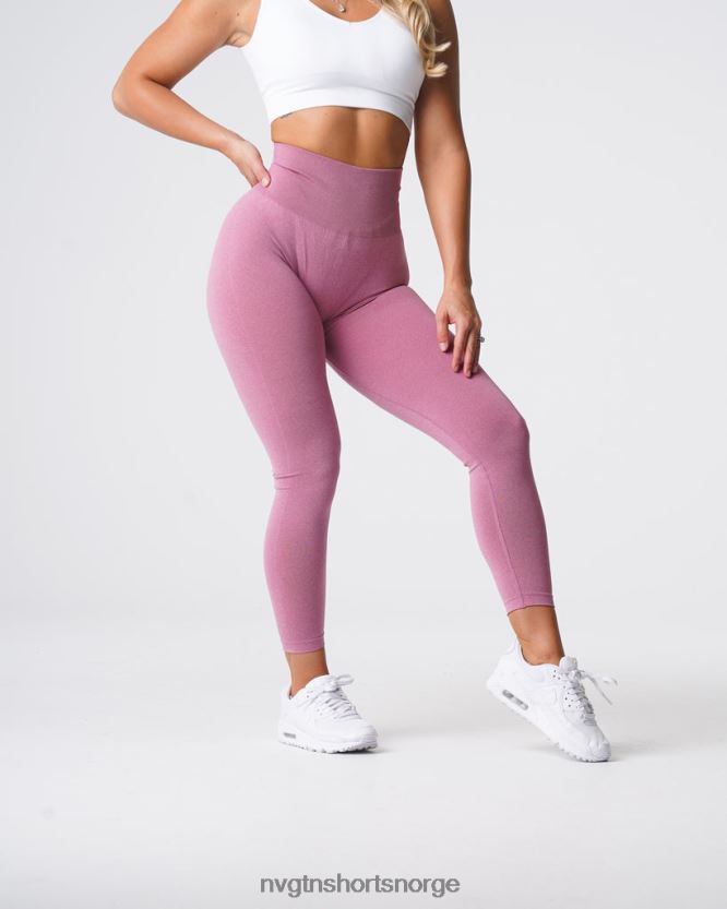 064HD6629 pastell rosa Fitness NVGTN kvinner kurvede sømløse leggings
