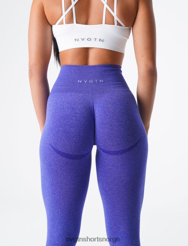 064HD6633 elektrisk blå Fitness NVGTN kvinner kurvede sømløse leggings