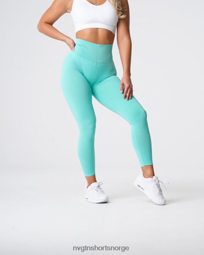 064HD6638 mynte Fitness NVGTN kvinner kurvede sømløse leggings