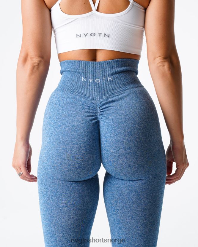 064HD6648 himmelblå Fitness NVGTN kvinner crunch sømløse leggings