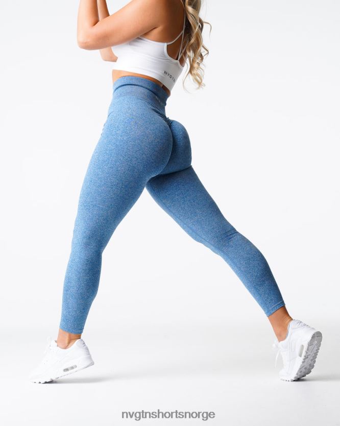064HD6648 himmelblå Fitness NVGTN kvinner crunch sømløse leggings