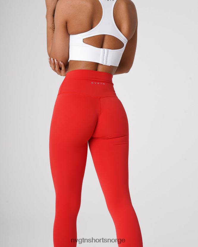 064HD6652 skarlagenrød Fitness NVGTN kvinner signatur 2.0 leggings