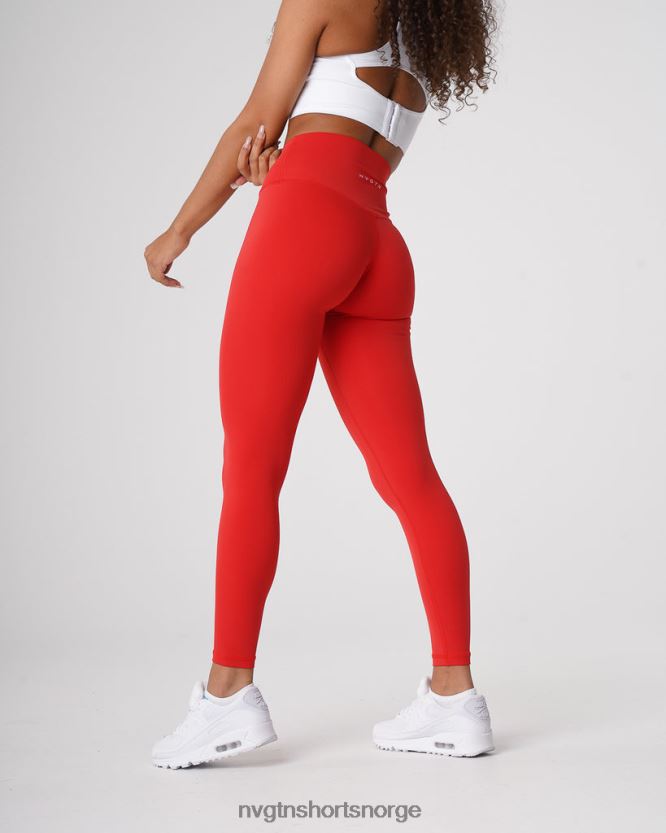 064HD6652 skarlagenrød Fitness NVGTN kvinner signatur 2.0 leggings