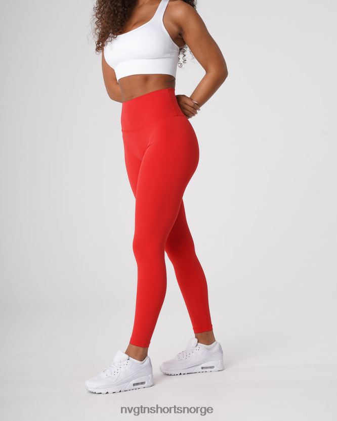 064HD6652 skarlagenrød Fitness NVGTN kvinner signatur 2.0 leggings