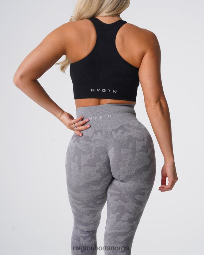 064HD6657 grå Fitness NVGTN kvinner camo sømløse leggings