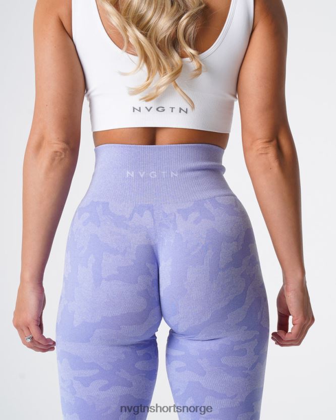 064HD6660 periwinkle Fitness NVGTN kvinner camo sømløse leggings