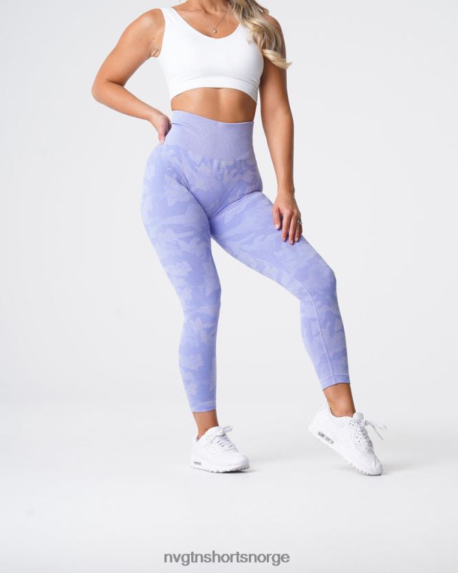 064HD6660 periwinkle Fitness NVGTN kvinner camo sømløse leggings