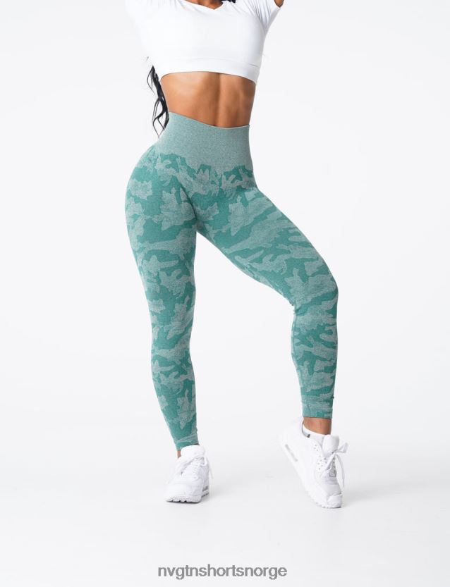 064HD6662 Skoggrønn Fitness NVGTN kvinner camo sømløse leggings